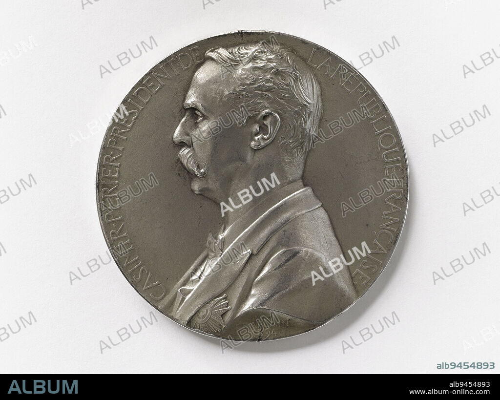 Jean Casimir-Perier (1847-1907), President of the Republic (1894-1895), 1894, Chaplain, Jules-Clément, Engraver in medals, Array, Numismatics, Medal, Dimensions - Work: Diameter: 6.9 cm, Weight (type dimension): 163.26 g.
