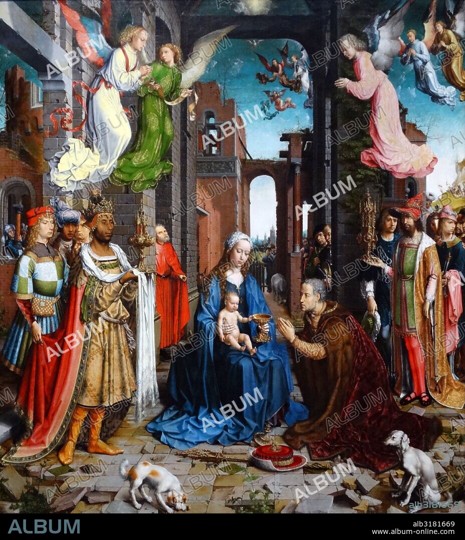 The Adoration of the Kings is a large oil-on-oak painting by Jan Gossaert (born Jean Gossaert, also known as Jan Mabuse), dated to 1510–15, depicting the Adoration of the Magi. Jan Gossaert (c.1478 – 1532) was a Flemish painter also known as Jan Mabuse.