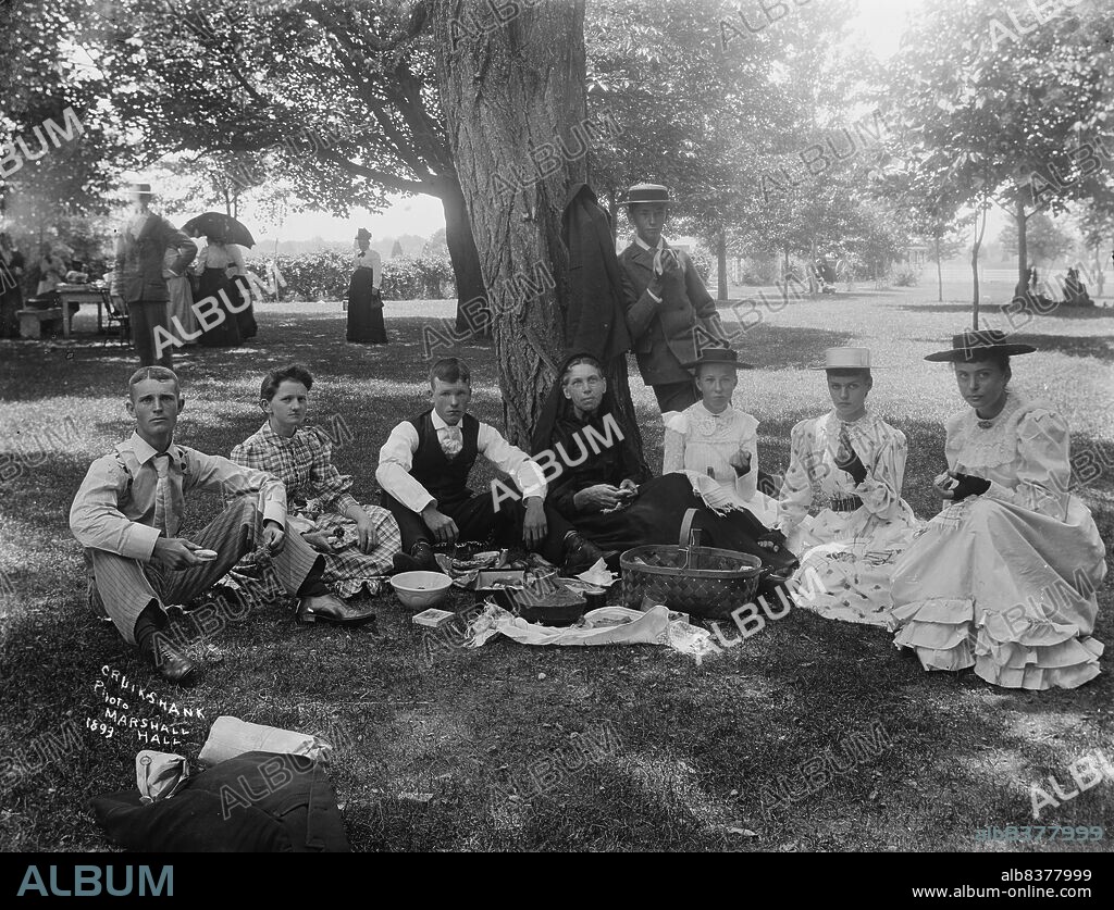 WILLIAM CRUIKSHANK. Group - Marshall Hall, Md., 1893.
