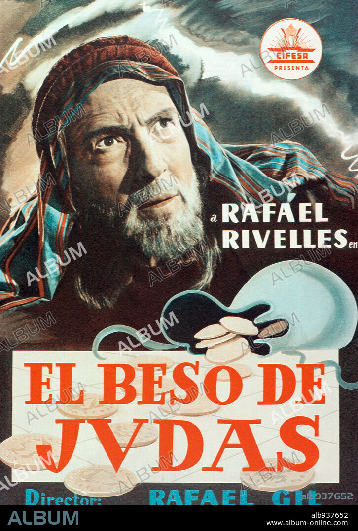 Poster de EL BESO DE JUDAS, 1954, dirigida por RAFAEL GIL. Copyright