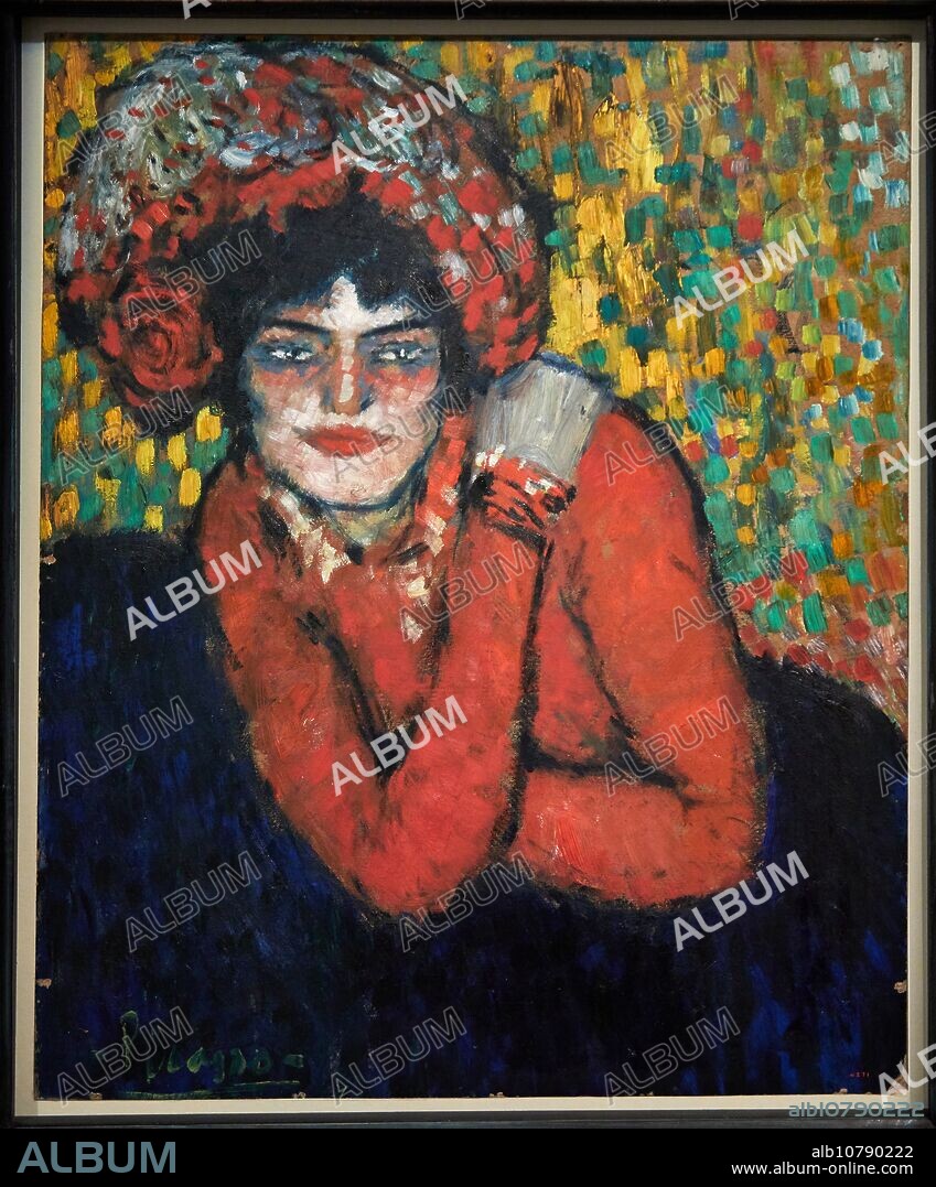 Waiting (Margot), 1901, Pablo Picasso (1881-1973), Museu Picasso Museum, Barcelona, Catalonia, Spain.
