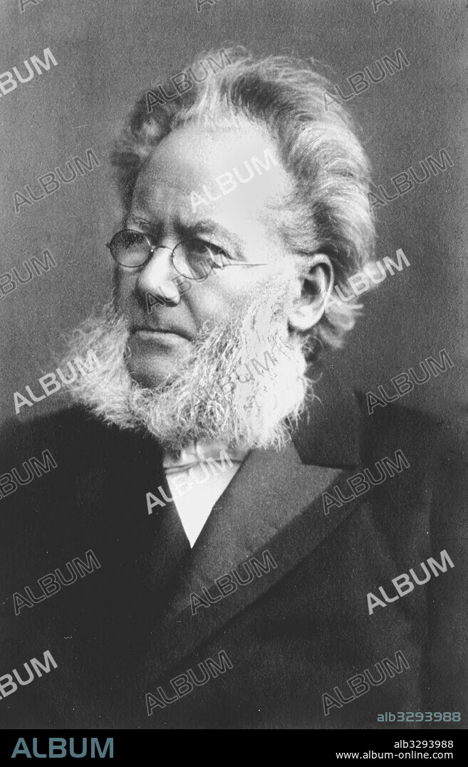 Henrik Ibsen. 20/3/1828-23/5/1906. Playwright Born in Skien, Norway.