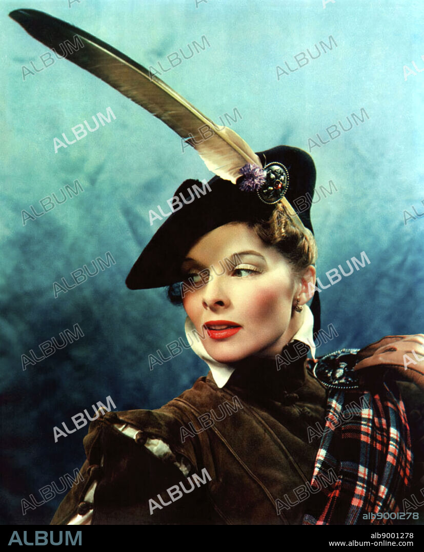 ESCOSIA: REINA MARY and KATHARINE HEPBURN. KATHARINE HEPBURN in MARY OF SCOTLAND, 1936, directed by JOHN FORD. Copyright RKO.