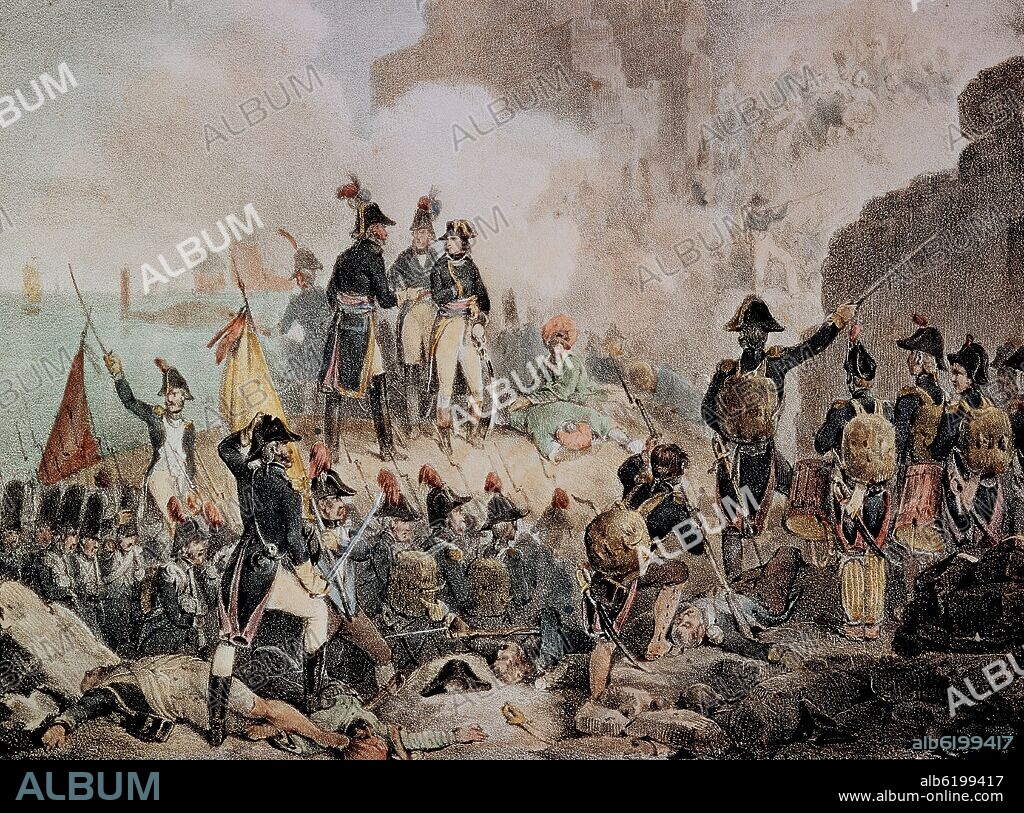 NAPOLEON EN SAN JUAN DE ACRE.