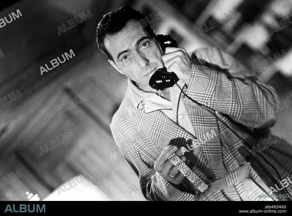 HUMPHREY BOGART en RETORNO AL ABISMO, 1945 (CONFLICT), dirigida por CURTIS BERNHARDT. Copyright WARNER BROTHERS.