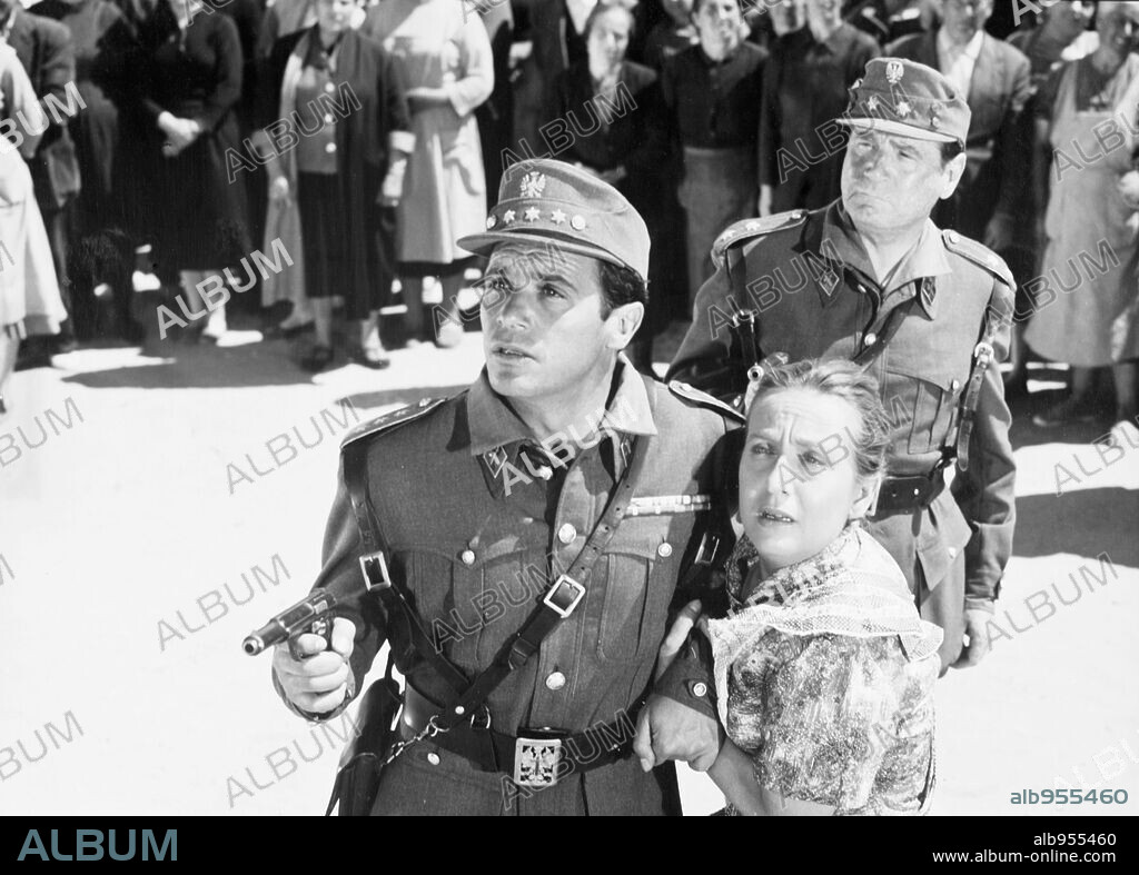 FRANCISCO RABAL in LLEGARON DOS HOMBRES, 1959, directed by EUSEBIO FERNANDEZ ARDAVIN. Copyright ENRIQUE ALARCON.