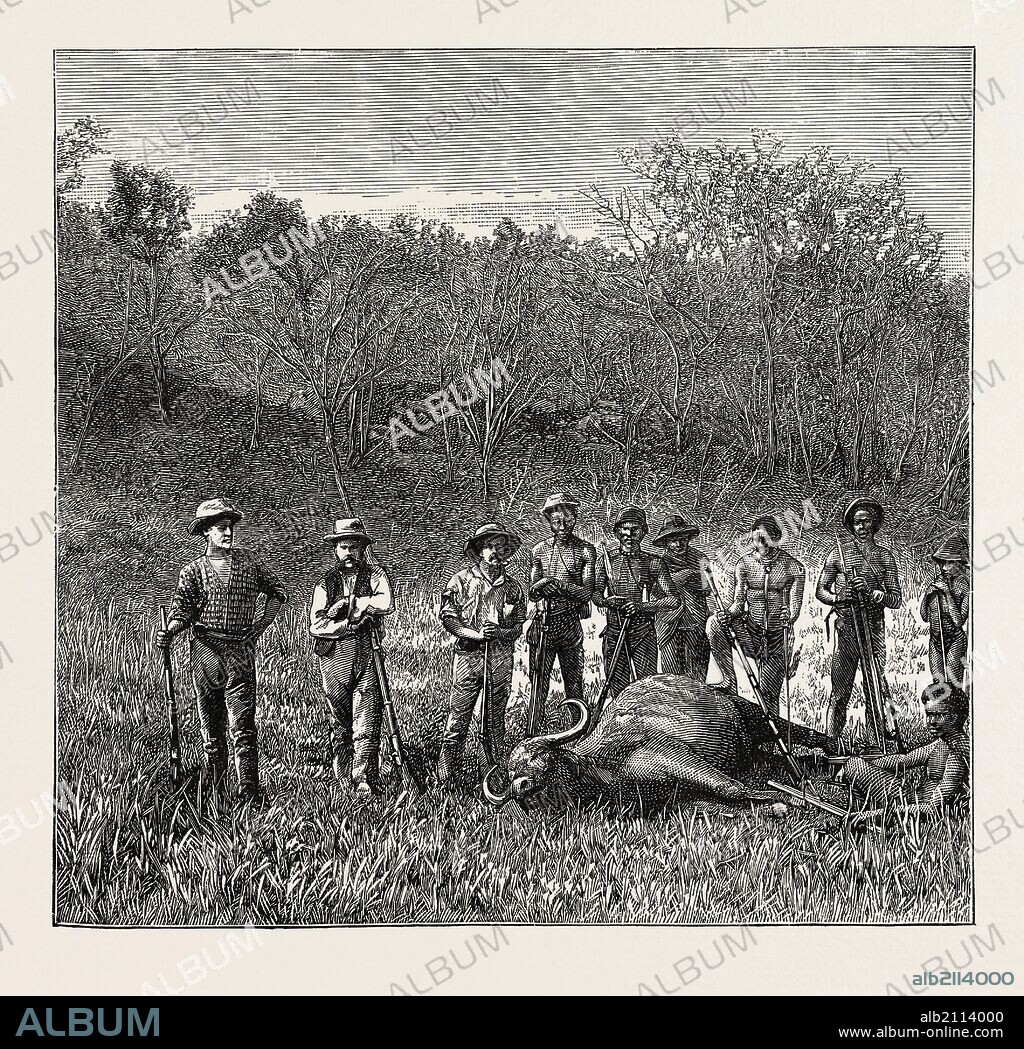 BUFFALO HUNTERS IN THE TRANSVAAL, SOUTH AFRICA. Transvaal is a geographic term associated with land north of (i.e., beyond) the Vaal River in modern day South Africa. Multiple states and administrative divisions have carried the name Transvaal.. . . . . . South African Republic or "Zuid-Afrikaansche Republiek" (1856â€“1877 and 1881â€“1902), sometimes called the Transvaal Republic in English.
