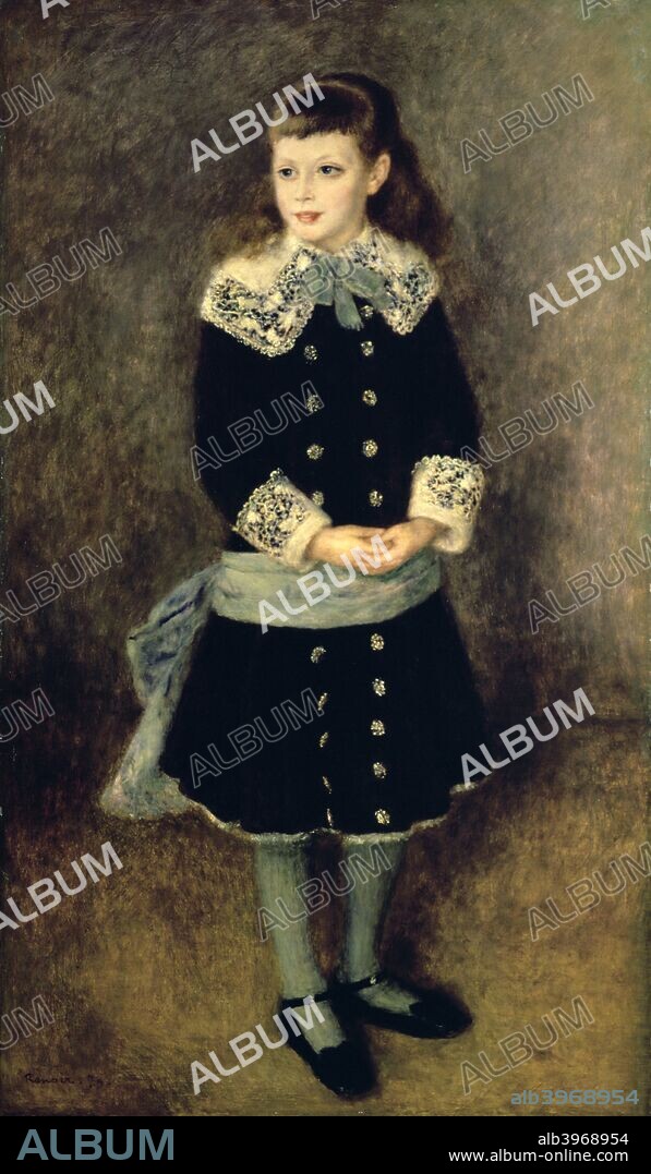 'Girl with a Blue Sash', late 19th/early 20th century. From the Museu de Arte de São Paulo, Brazil.