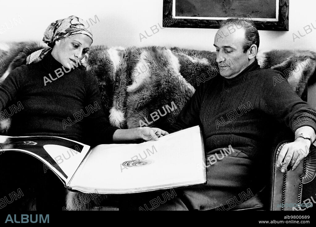 Valerio zurlini and his wife.