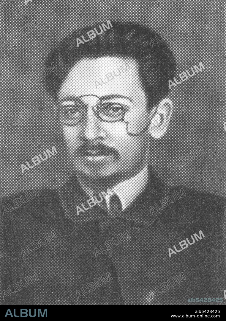 Yakov Mikhailovich Sverdlov (1885 - 1919), Bolshevik Party administrator and chairman of the All-Russian Central Executive Committee from 1917 to 1919. He is sometimes regarded as the first head of state of the Soviet Union.