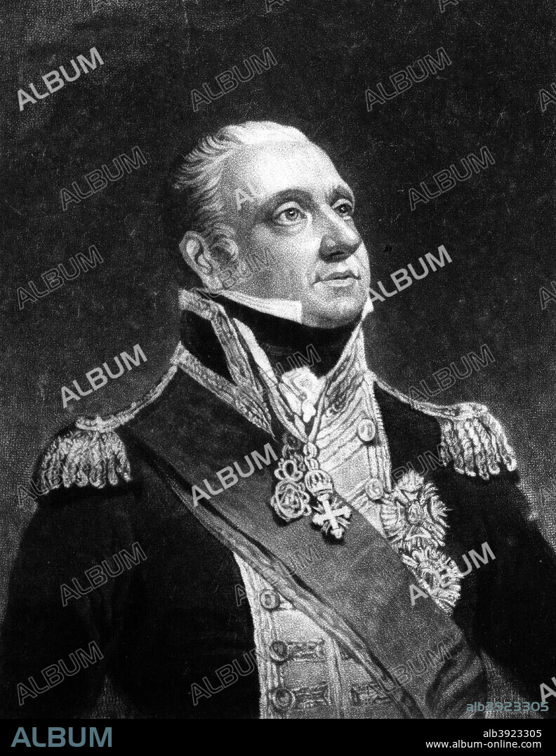Admiral Edward Pellew (1757-1833), 1st Viscount Exmouth, 1837. Pellew fought during the American War of Independence, the French Revolutionary, and the Napoleonic Wars.