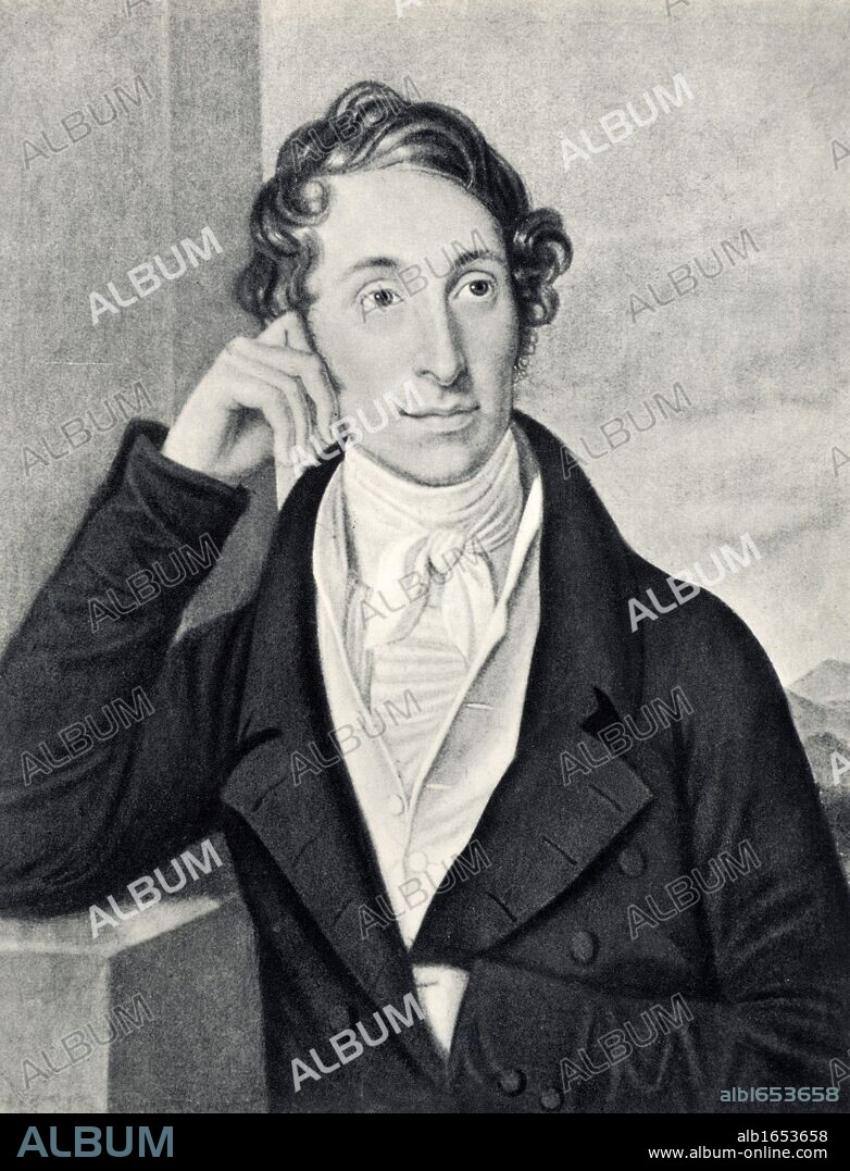 Carl Maria von Weber (1786-1826) German composer, conductor and pianist. (Photo by: Universal History Archive/UIG via Getty Images).