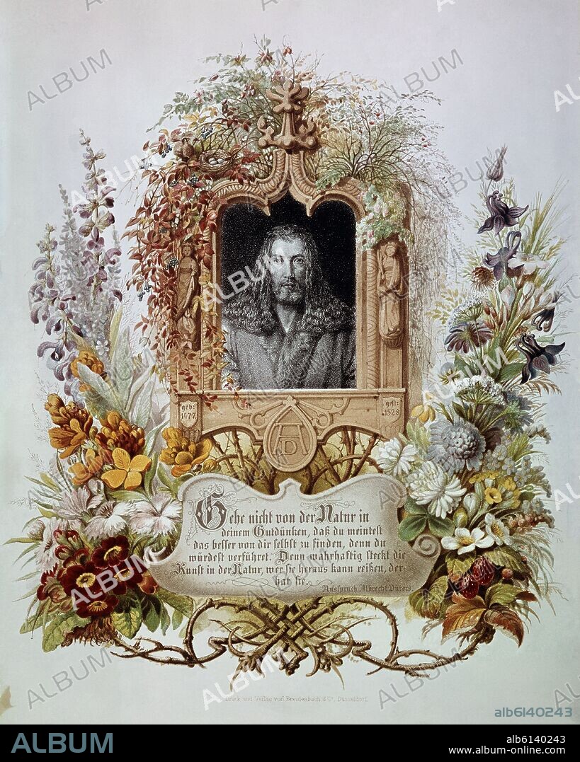 ALBERTO DURERO-ALBRECHT DÜRER. AUTORRETRATO.