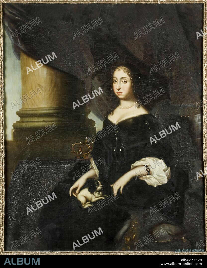 DAVID KLöCKER EHRENSTRAHL. Portrait of Hedvig Eleonora of Holstein-Gottorp (1636-1715), Queen of Sweden.