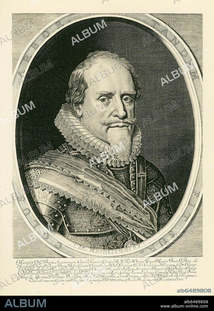 Maurice (Moritz) of Nassau, Prince of Orange, Stadtholder of the Netherlands (1567-1625).