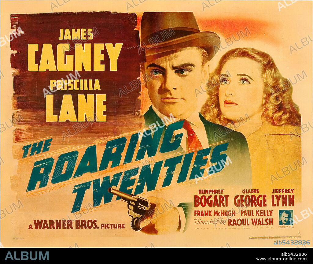 JAMES CAGNEY y PRISCILLA LANE en LOS VIOLENTOS AÑOS 20, 1939 (THE ROARING TWENTIES), dirigida por RAOUL WALSH. Copyright WARNER BROS/FIRST NATIONAL.