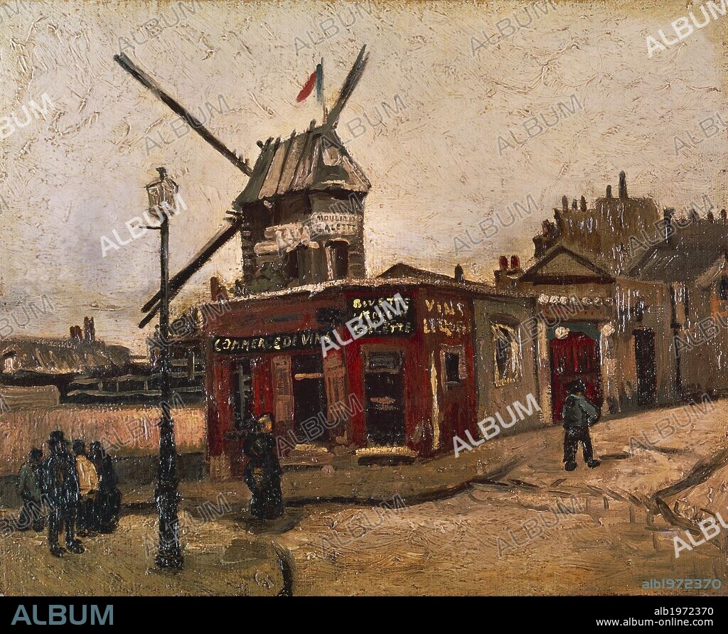 The Moulin de la Galette, by Vincent van Gogh (1853-1890).