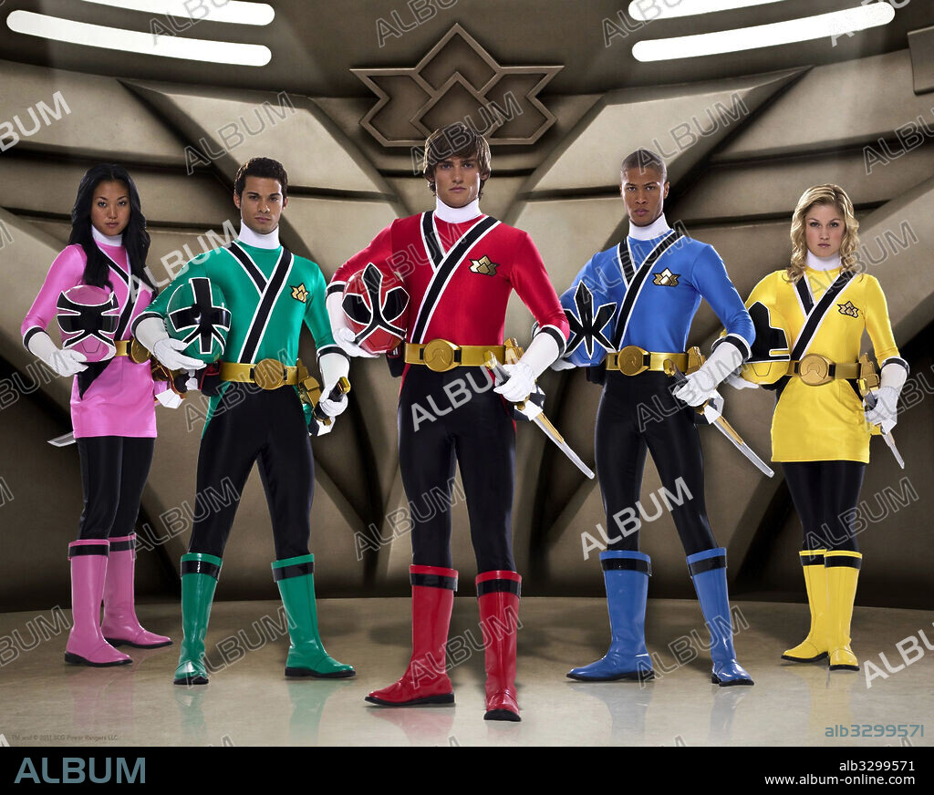 ALEX HEARTMAN, BRITTANY ANNE PIRTLE, ERIKA FONG, HECTOR DAVID JR and NAJEE DE-TIEGE in POWER RANGERS SAMURAI-TV, 2011.