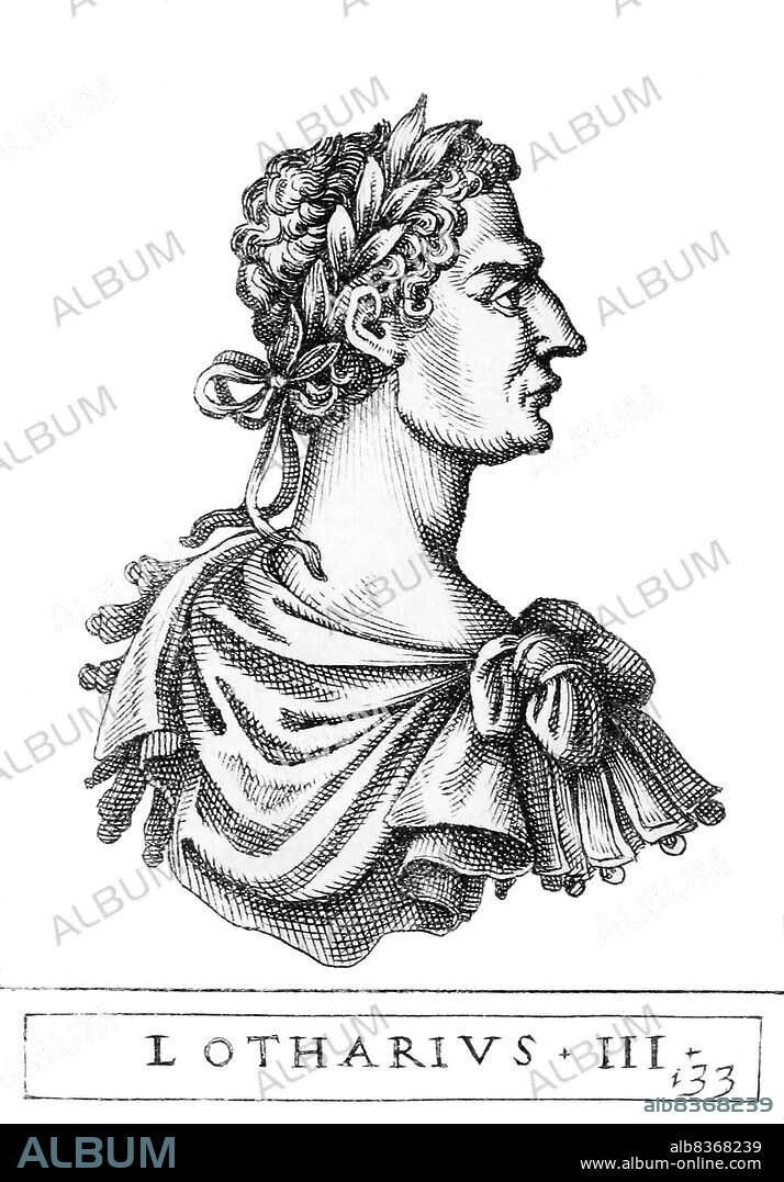 Lothair III (1075-1137), sometimes numbered Lothair II, was the son of Saxon count Gebhard of Supplinburg. He was Holy Roman emperor from 1133 until his death.