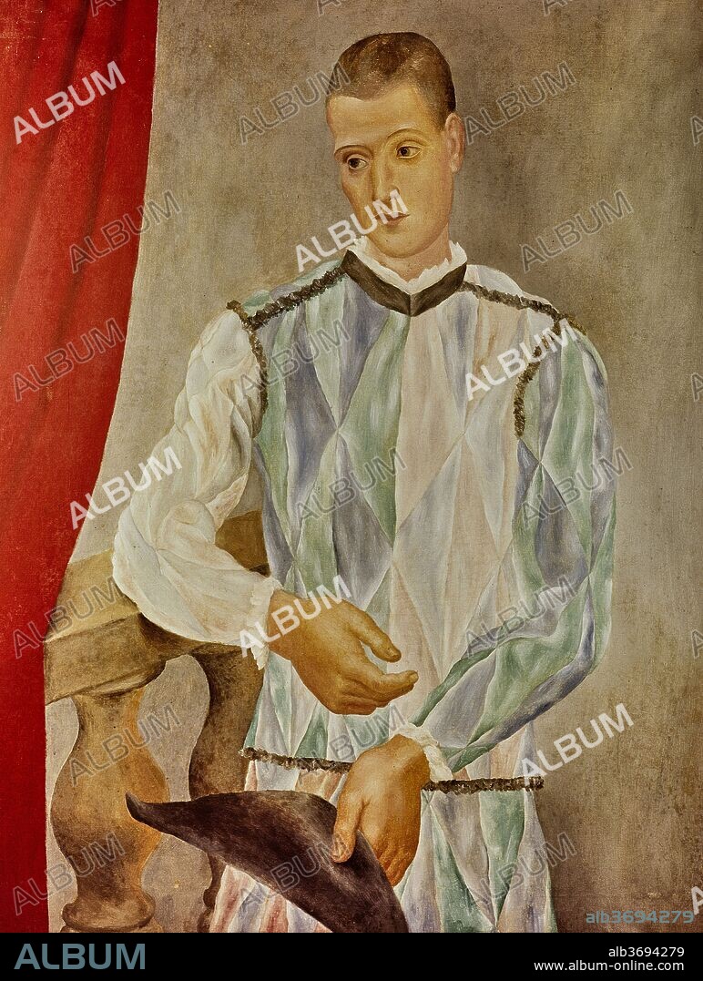 PABLO PICASSO. Léonide Massine as Harlequin.