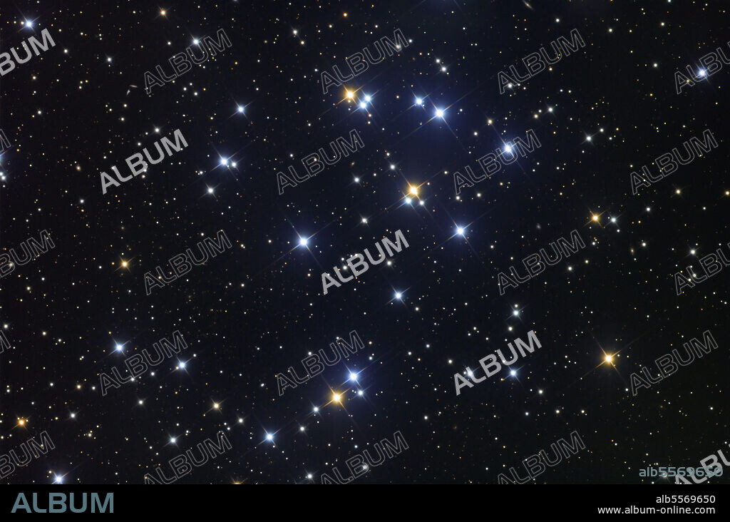 The Beehive Cluster is an open cluster in the constellation Cancer. It is one of the nearest open clusters to the Solar System, and it contains a larger star population than most other nearby clusters.