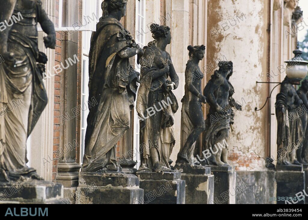 Acid Rain Damage, New Palace, Germany