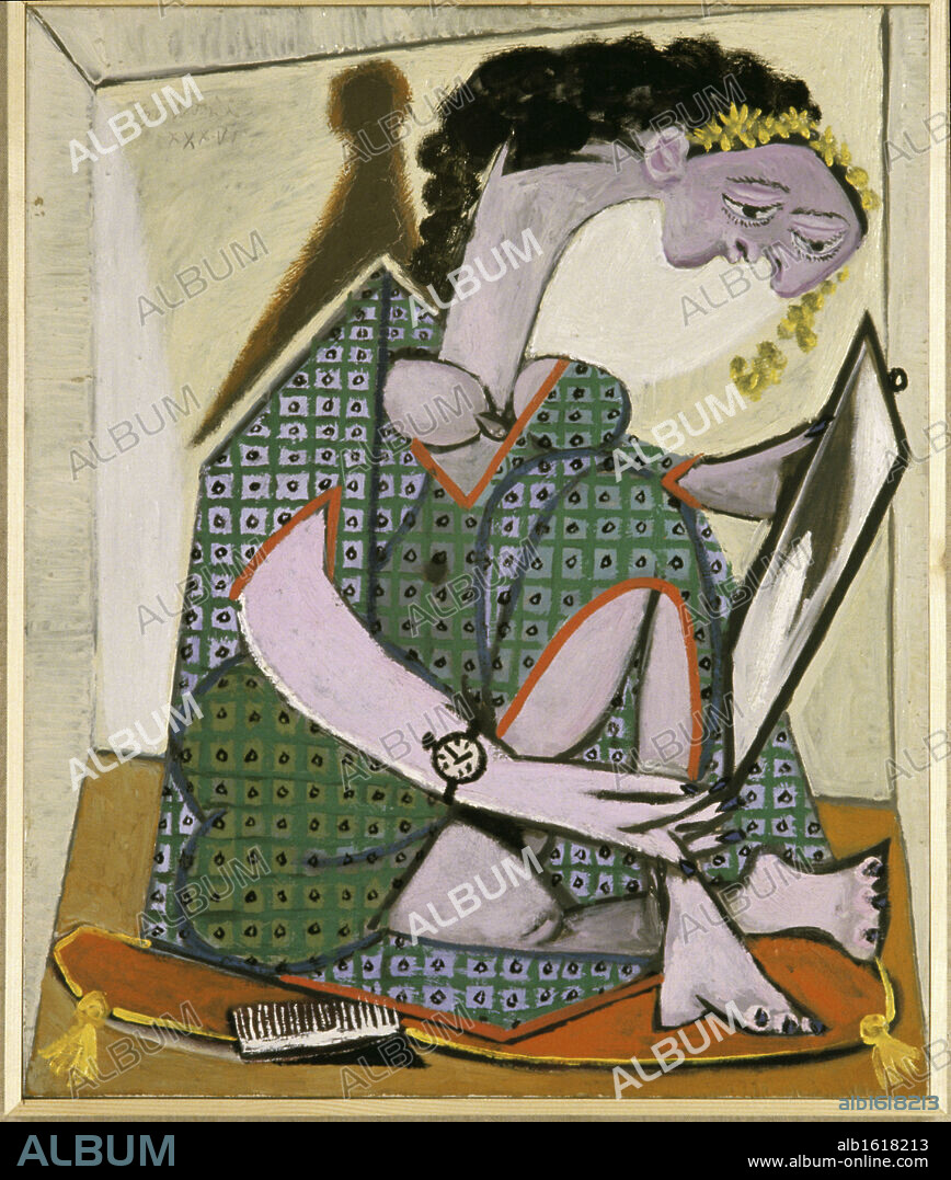 Woman With The Watch by Pablo Picasso, 30 April 1936, 1936, 1881-1973, France, Paris, Musee Picasso.