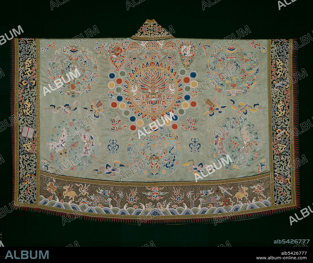 Vestment (For a First-degree Taoist Priest), China, Qing dynasty (1644-1911), 1825/75.