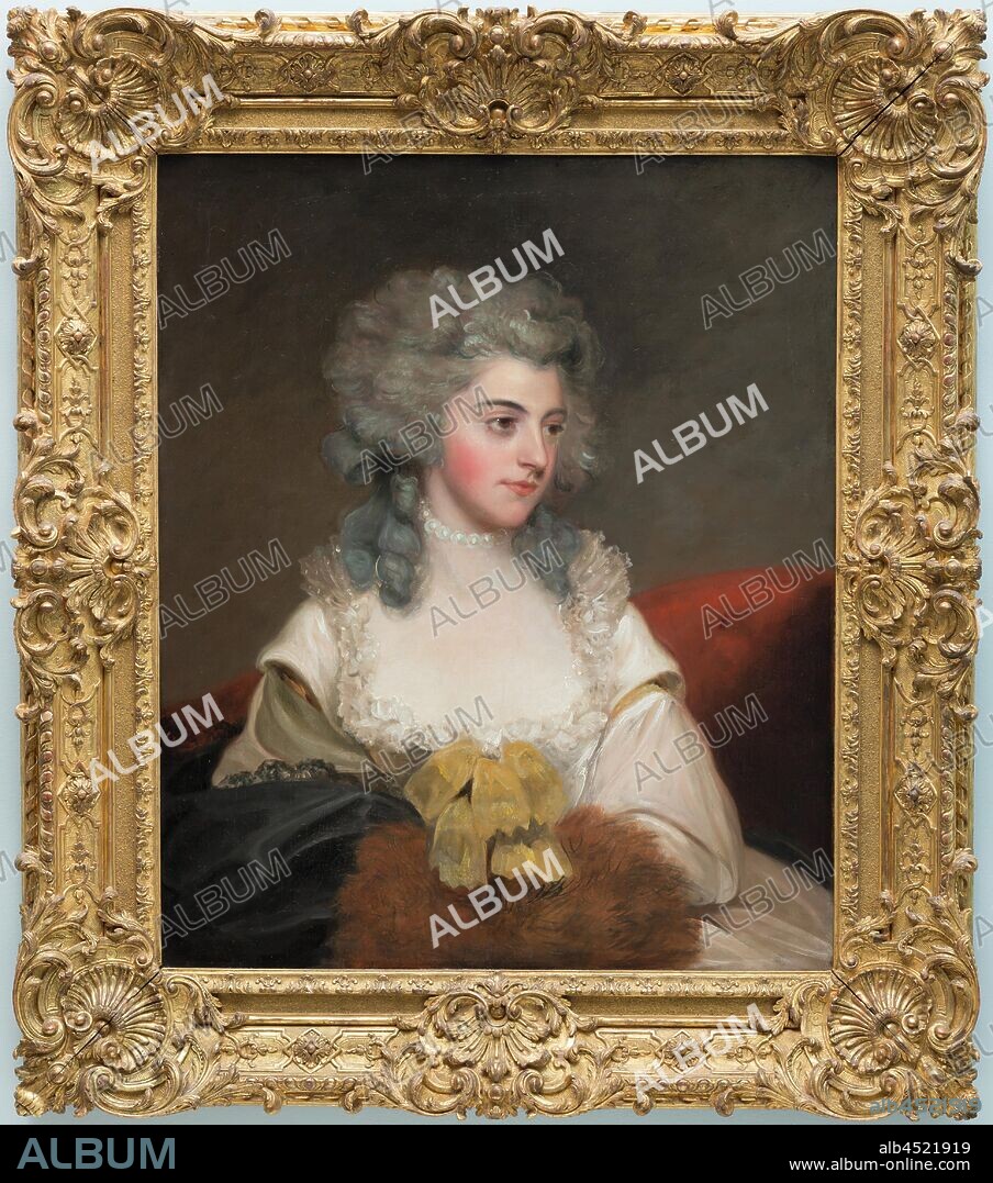 John Hoppner, English, 1758-1810, Susannah Edith, Lady Rowley, ca. 1785, oil on canvas, Unframed: 30 × 25 inches (76.2 × 63.5 cm).