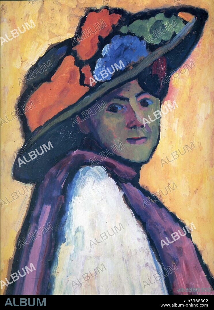 GABRIELE MÜNTER. Portrait of Marianne von Werefkin.