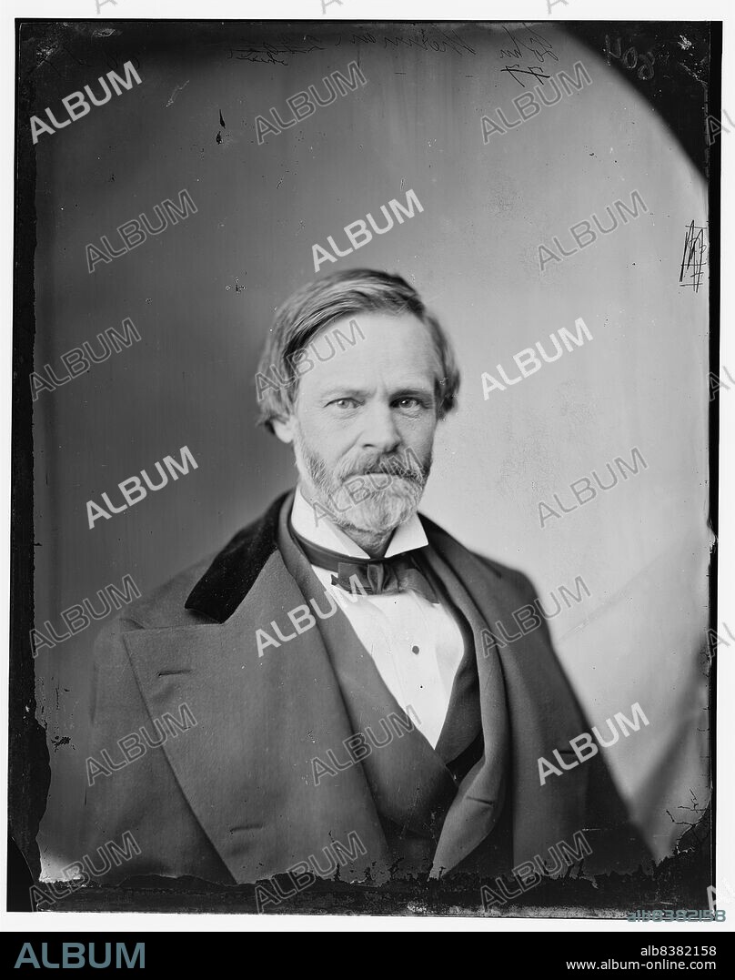 Sherman, Hon. John of Ohio, between 1865 and 1880. [Politician: Secretary of the Treasury; Secretary of State. Brother of General William Tecumseh Sherman].