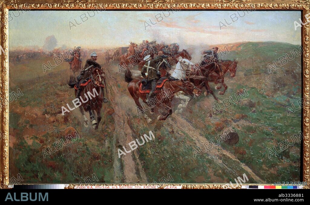 FRANZ ROUBAUD. Scene from the Battle of Kurekdere on 5 August 1854.