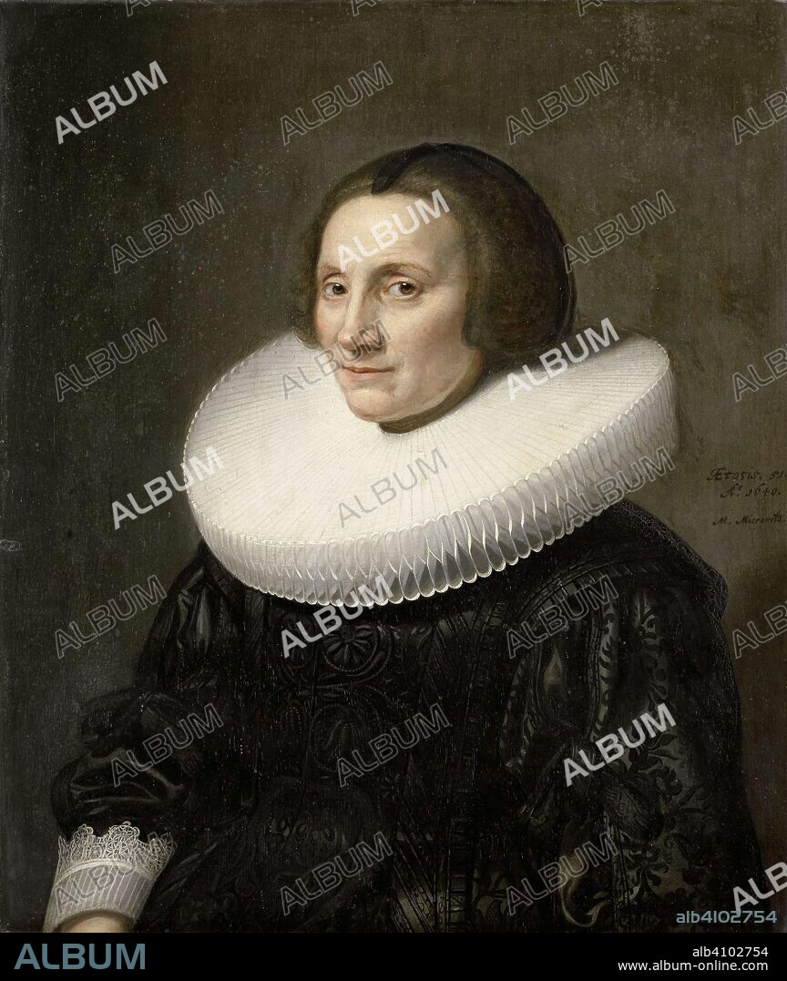 MICHIEL JANSZ VAN MIEREVELT. Portrait of Caecilia van Beresteyn. Dating: 1640. Measurements: support: h 70.8 cm × w 60 cm; d 6 cm.