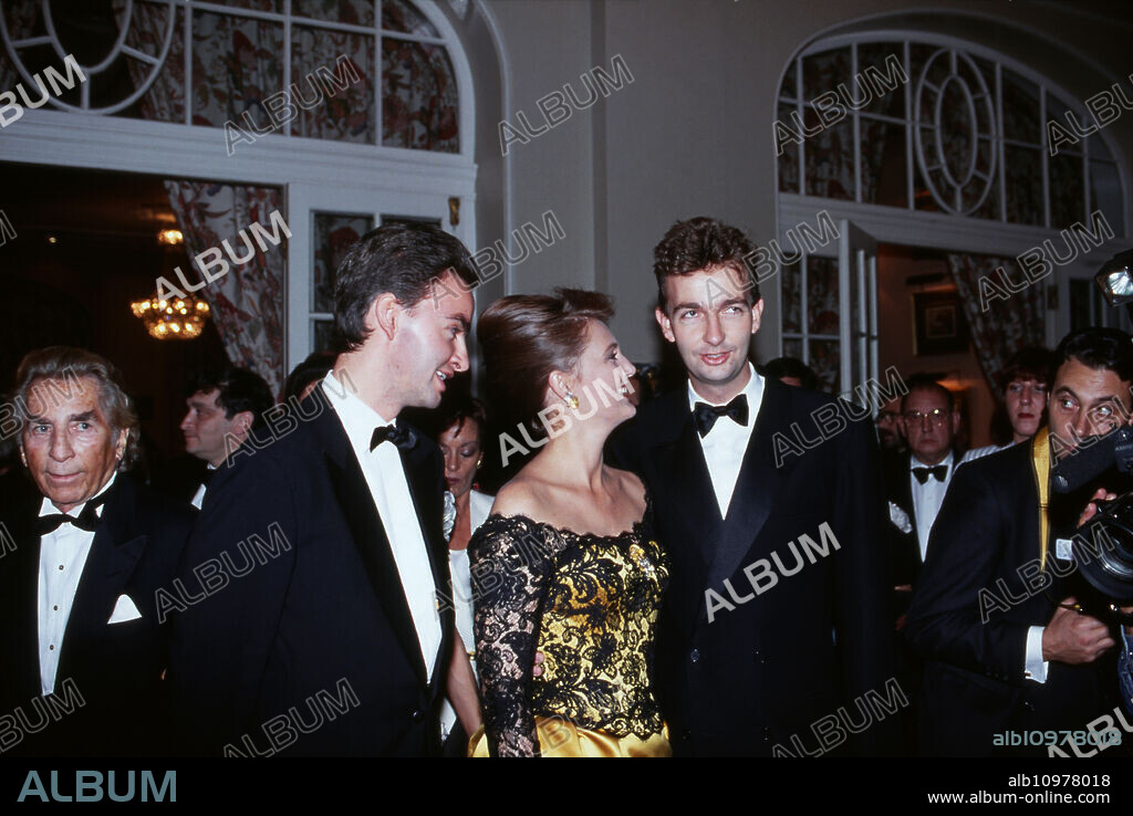 Baroness Francesca von Thyssen Bornemisza with her husband Karl von Habsburg Lothringen, circa 1994.