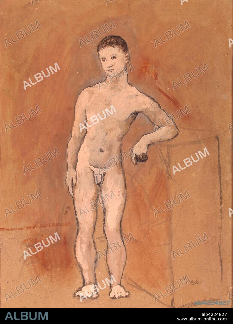 PABLO PICASSO. 'Nude Boy'. France, 1906. Dimensions: 67,5x52 cm.