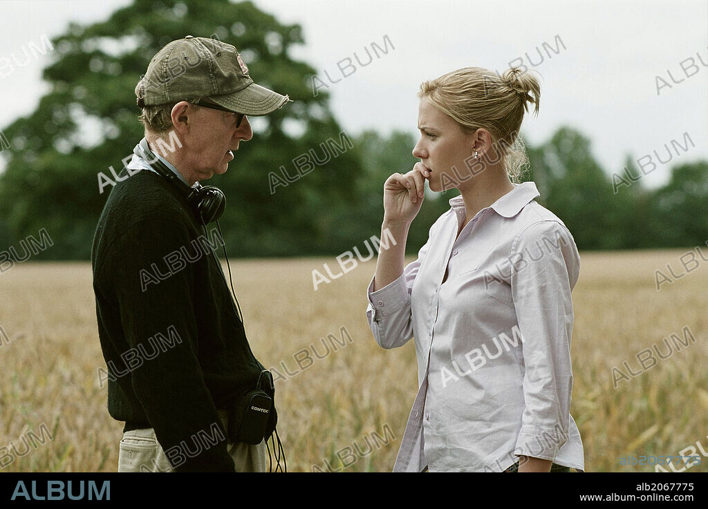 SCARLETT JOHANSSON y WOODY ALLEN en MATCH POINT, 2005, dirigida por WOODY ALLEN. Copyright BBC FILMS.