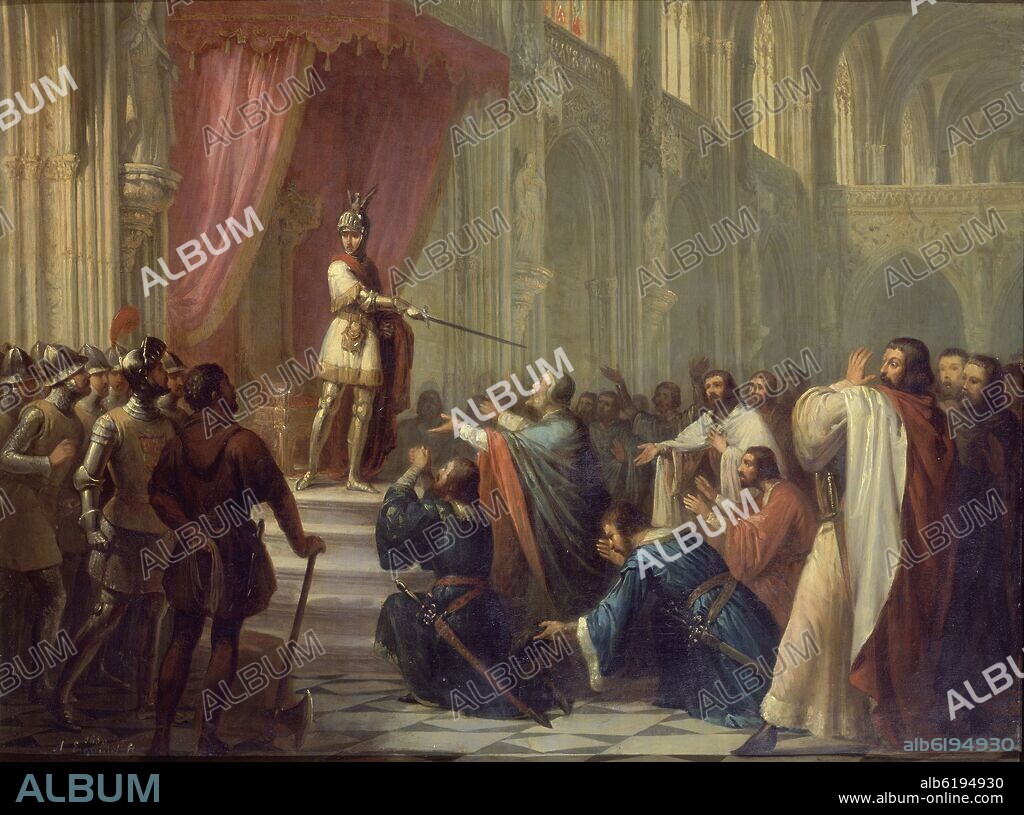 ANTONIO MARIA ESQUIVEL. LA CAMPANA DE HUESCA - SIGLO XIX.