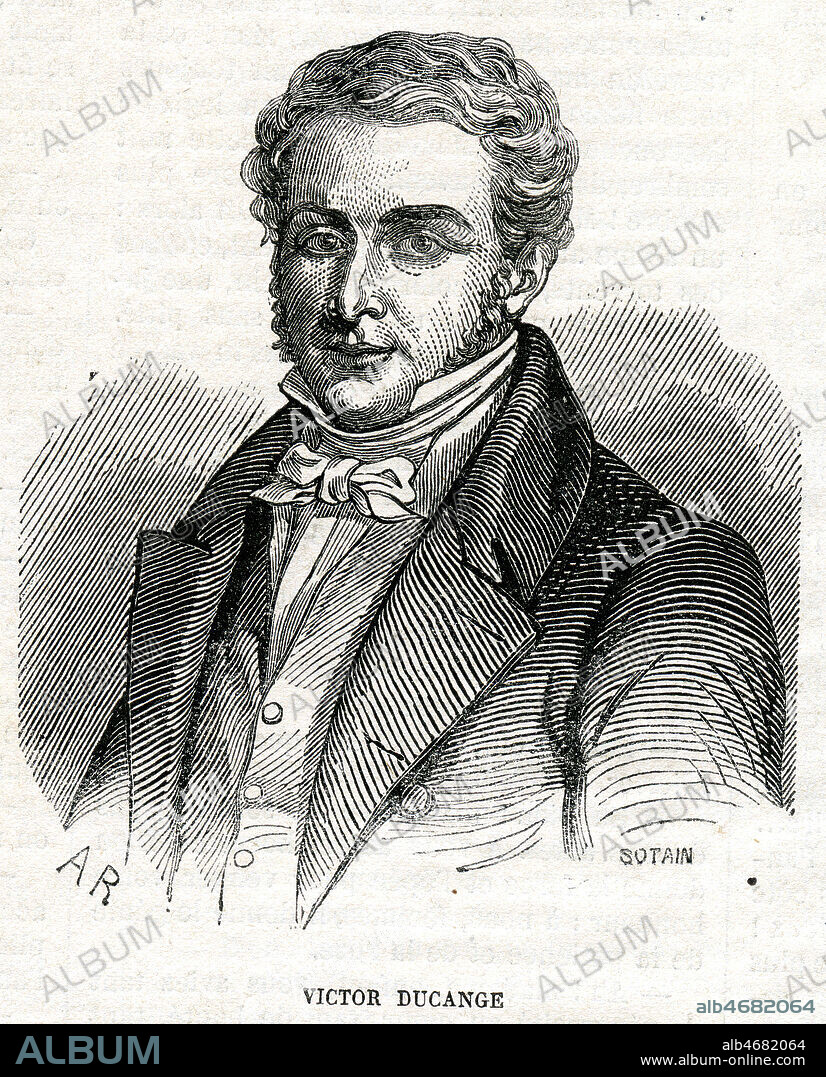 Victor DUCANGE (1783-1833). Illustration de A.R. pour Le Passe-Temps du 17 decembre 1859. Credit : Collection Grob/Kharbine-Tapabor.