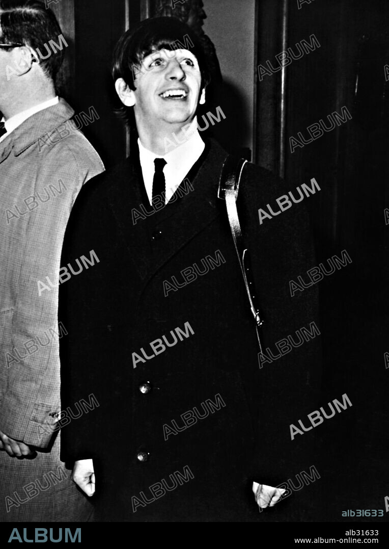 Ringo Starr batería del grupo musical The Beatles.
