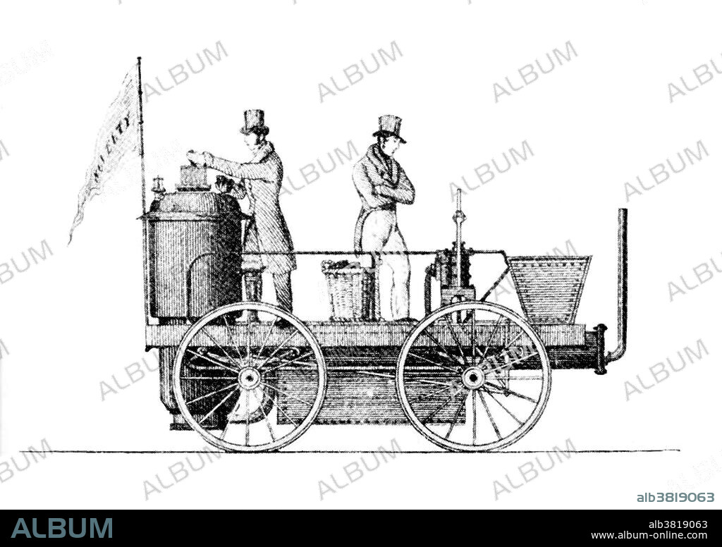 John Braithwaite (March 19, 1797 - September 25, 1870) was an English engineer who invented the first steam fire engine. John Ericsson (July 31, 1803 - March 8, 1889) was a Swedish-American inventor, active in England and the United States, and regarded as one of the most influential mechanical engineers ever. During the late 1820s Ericsson and Braithwaite were working together building horse drawn fire engines with steam pumps. These used a boiler designed by Ericsson and were built in the London works of Braithwaite. In 1829 they constructed for the Rainhill experiments the locomotive engine, The Novelty. This engine was the first that ever ran a mile within a minute (56 seconds). The Novelty was an 0-2-2WT locomotive and is regarded as the very first tank engine. It had a unique design of boiler and a number of other novel design features. Unfortunately, several of the major components had significant design weaknesses which ultimately resulted in its failure at the Trials.