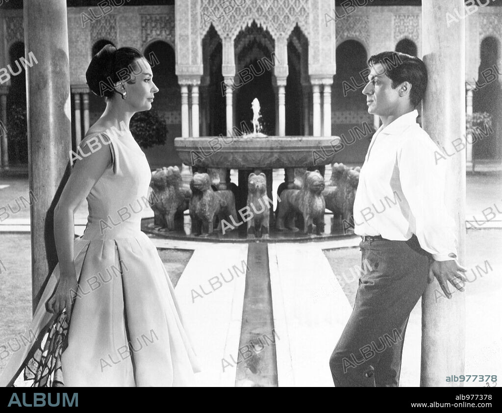 Antonio and LUDMILLA TCHERINA in HONEYMOON, 1959 (LUNA DE MIEL), directed by MICHAEL POWELL. Copyright CESARIO GONZALEZ RODRIGUEZ.