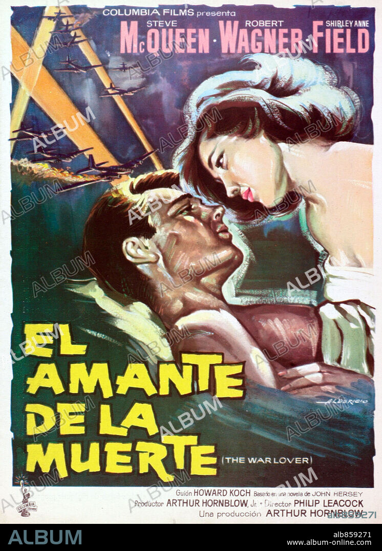 Poster of THE WAR LOVER, 1962, directed by PHILIP LEACOCK. Copyright COLUMBIA PICTURES.