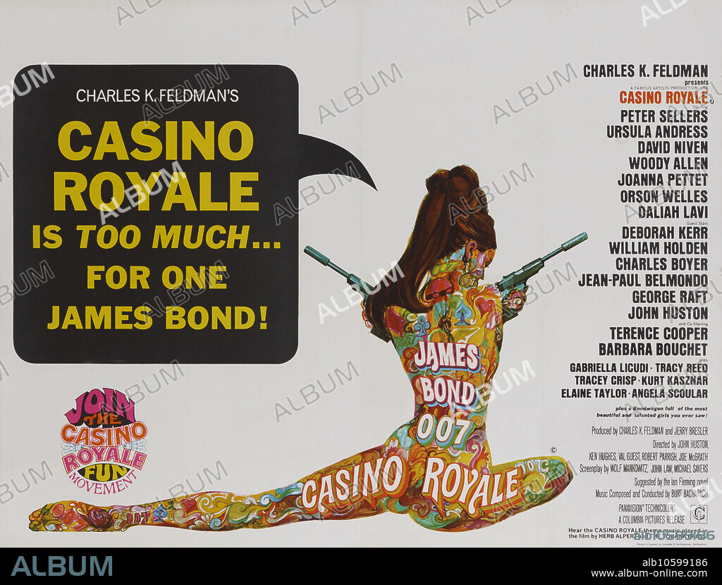 ROBERT MCGINNIS. Movie poster "Casino Royale".