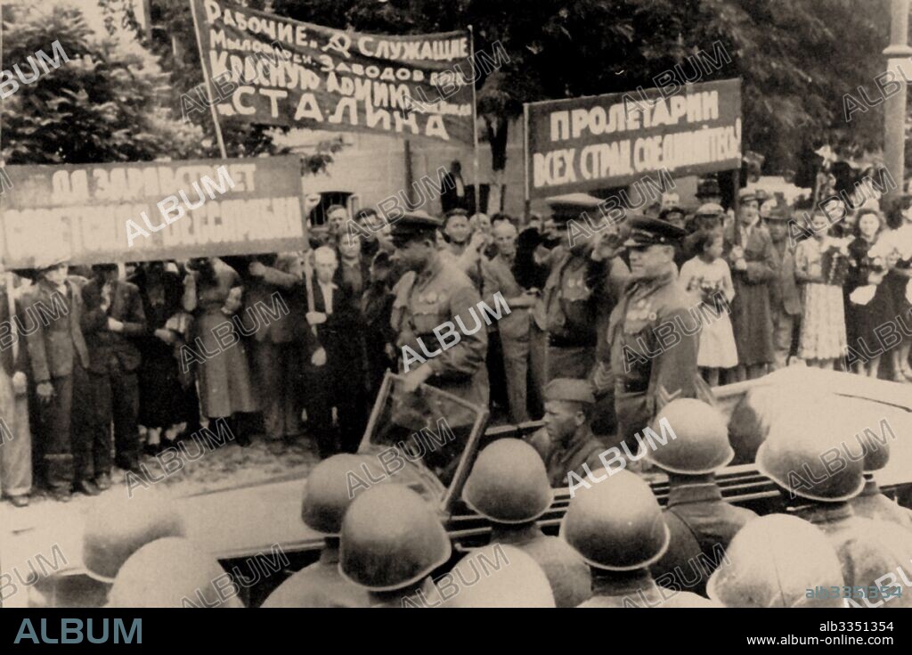 ANONYMOUS. Soviet occupation of Bessarabia, 1940.