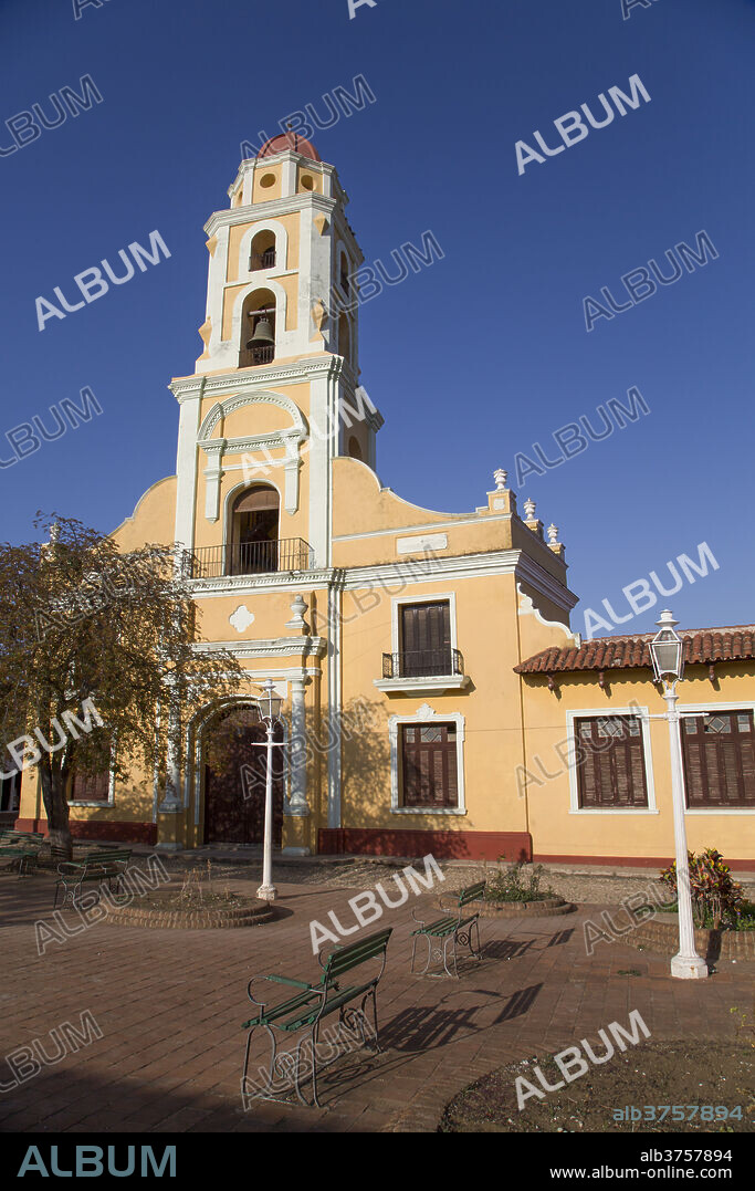 Iglesia y Convento de San Francisco, Trinidad, UNESCO World Heritage Site, Sancti Spiritus, Cuba, West Indies, Central America.