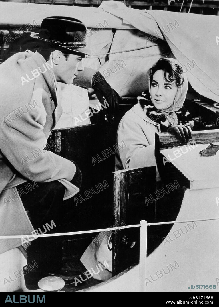 DANIEL MANN. ESCENA DE LA PELICULA "UNA MUJER MARCADA" - 1960 - LIZ TAYLOR (EEUU).