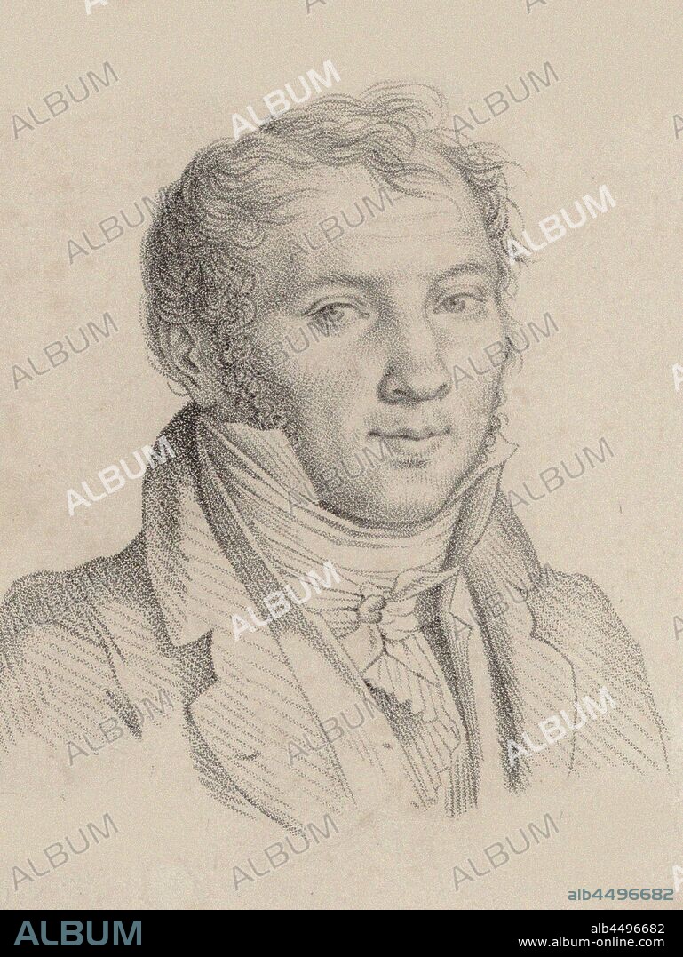 PIERRE-NARCISSE GUERIN. Portrait of the violinist and composer Louis-Luc Loiseau de Persuis (1769-1819).