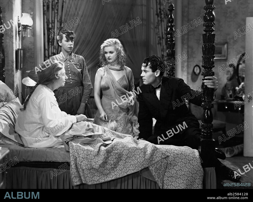 DAME MAY WHITTY, HENRY FONDA, JOAN BENNETT and LOUISE PLATT in I MET MY LOVE AGAIN, 1938, directed by ARTHUR RIPLEY and JOSHUA LOGAN. Copyright UNITED ARTISTS.