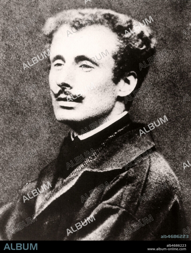 Portrait de Charles HAAS, dont Marcel PROUST (1871-1922) fera Charles SWANN. Photographie fin 19eme s. Credit : Collection KHARBINE-TAPABOR.
