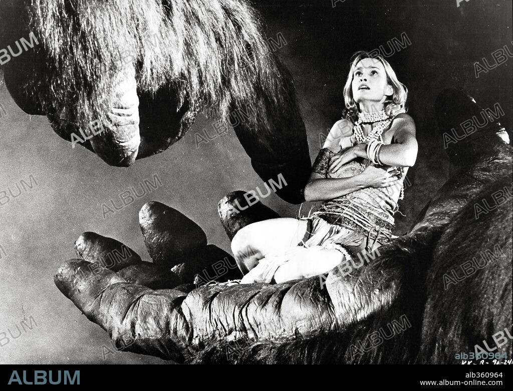 JESSICA LANGE in KING KONG, 1976, unter der Regie von JOHN GUILLERMIN. Copyright PARAMOUNT PICTURES.